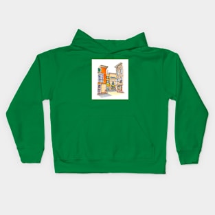 Streets in Spain Kids Hoodie